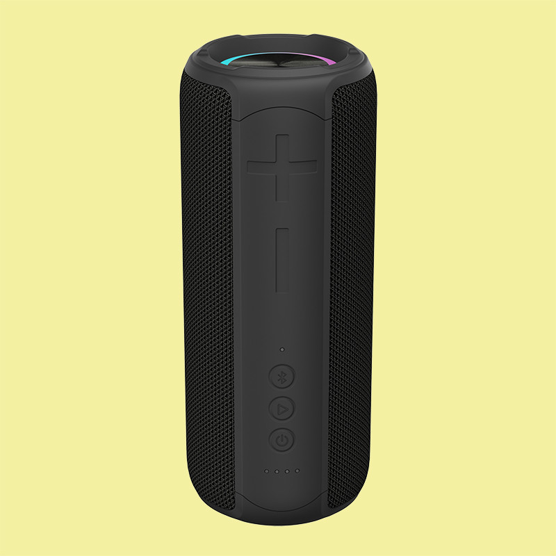 휴대용 LED 라이트 블루투스 스피커 TPU ABS 섬유 10W * 2 출력 TWS 짝짓기 및 손 무료 통화
