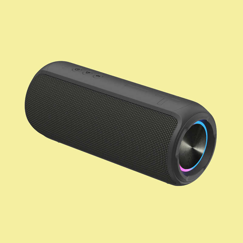 휴대용 LED 라이트 블루투스 스피커 TPU ABS 섬유 10W * 2 출력 TWS 짝짓기 및 손 무료 통화