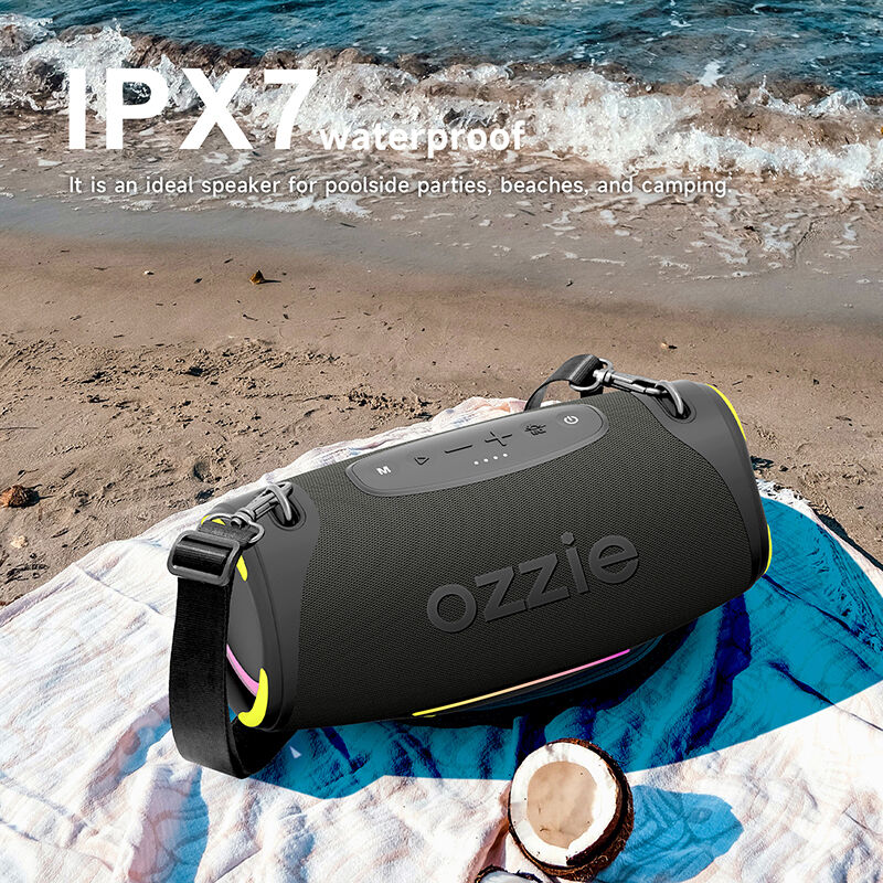 2026 트렌드 스피커 Parlantes 블루투스 80W 무선 베이스 스피커 LED Ipx7 방수 직물 우퍼 스피커